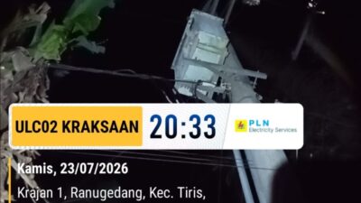 Angin Kencang Robohkan Pohon, Listrik di Krucil, Tiris, dan Sebagian Maron Sempat Padam