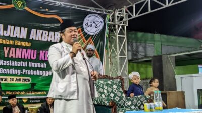 Milad ke-5 YANMU Hadirkan Neng Umi Laila, Ribuan Jamaah Padati Pengajian Akbar di Gending