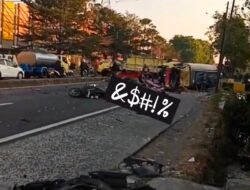 Tiga Tewas dalam Kecelakaan Beruntun di Jalur Surabaya-Malang, Sopir Trailer Sempat Dievakuasi dalam Kondisi Bernyawa