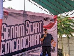 Warga Probolinggo Senam Bersama Kemenpora, Al Fatih: Masyarakat Harus Aktif Bergerak