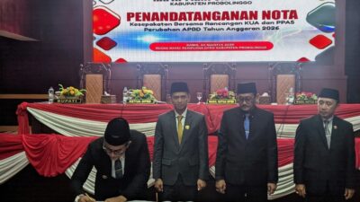 DPRD dan Pemkab Probolinggo Sepakati KUA-PPAS Perubahan APBD 2026