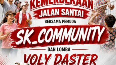 Pererat Kebersamaan, SK_Community Siapkan Volly Daster dan Jalan Santai