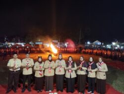 Ning Hani Tanamkan Kepedulian Lingkungan kepada Peserta Gending Scout Camp