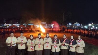 Ning Hani Tanamkan Kepedulian Lingkungan kepada Peserta Gending Scout Camp