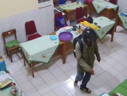 Maling Bobol Kantor SDN Kalipang 1, Aksinya Terekam CCTV