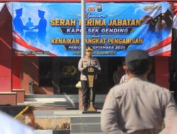 Kompol Mugi Purna Tugas, AKP Bambang Hartono Jadi Kapolsek Gending