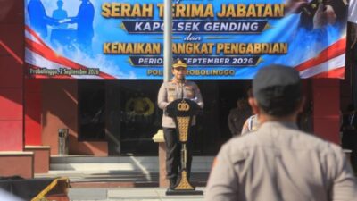 Kompol Mugi Purna Tugas, AKP Bambang Hartono Jadi Kapolsek Gending