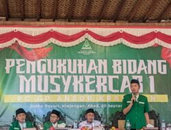 Pengurus PC GP Ansor Kraksaan Dikukuhkan, Abd Rahman Tekankan Kader Harus Berdampak