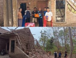 Angin Kencang Robohkan Atap Rumah Warga Pakuniran, BPBD Probolinggo Salurkan Bantuan